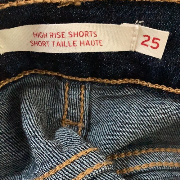 Levi’s High Rise Shorts W25 - Picture 6 of 7